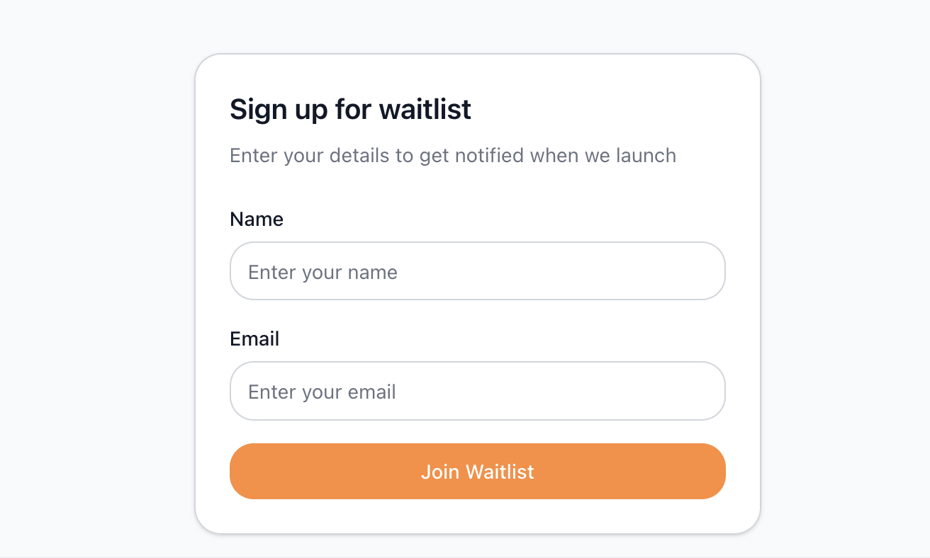 Widget example